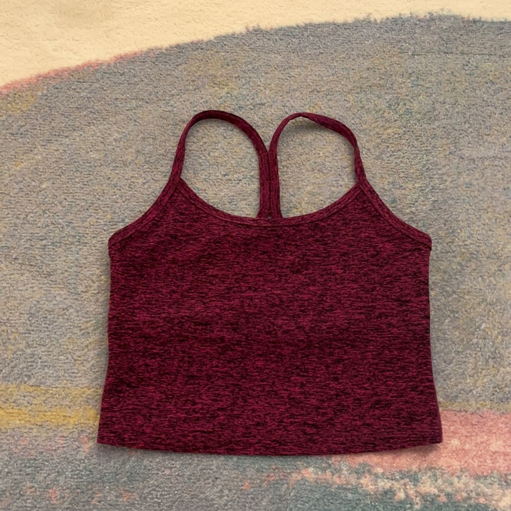 NWOT beyond yoga spacedye slim cropped tank top